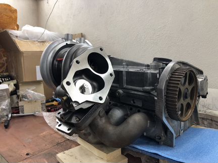 Литой равнодлинный турбо коллектор TD05HR - 20VT