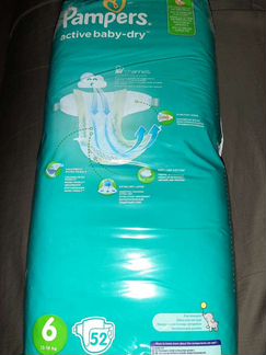 Подгузники Pampers 6