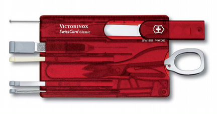 Швейцарская карта Victorinox Classic 0.7100.T