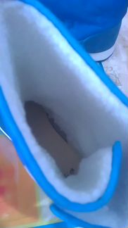 Сапоги дутики меховые демисезонный новые