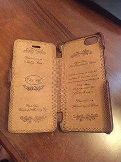 Чехол кожаный для Apple iPhone (айфона) 6 /6S новы