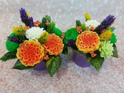 Букеты из мыла ручной работы (м. Щелковская)