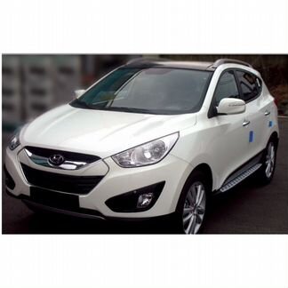 Hyundai IX35 Tuscon пороги/подножки BMW style