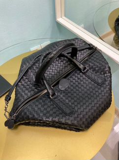 Сумка Bottega Veneta чёрная/Бордо