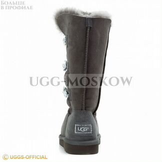 Угги Ugg Bailey Button Triplet Bling Grey Ар-N726