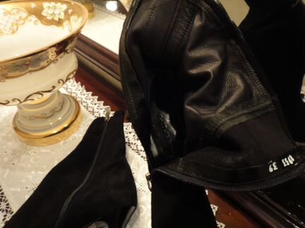 Итальянские сапоги на платформе