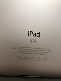 iPad A1396 64 гб + cellular