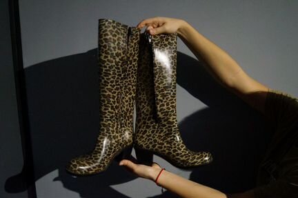 Резиновые сапоги. Одеты один раз