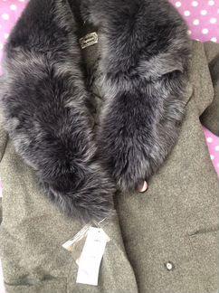 Пальто зимнее с натуральным мехом