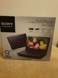 Портативный видеопроигрыватель dvd плеер sony dvp