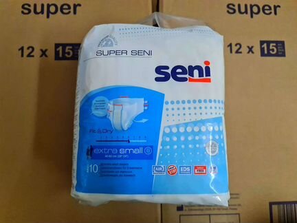 Подгузники Seni XS (Extra Small)