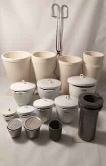 Посуда (ступки, тигли, стаканы, бюхнера и др.)