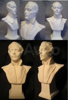 Бюсты Есенина, Лермонтова, Маяковского