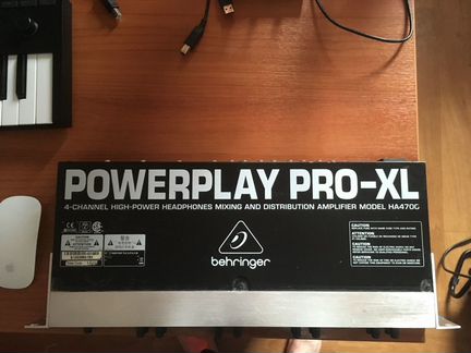 Усилитель для наушников Behringer powerplay PRO-XL