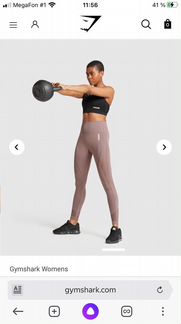 Топ черный Gymshark