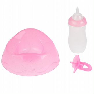 Пупс Карапуз 20 см, 3 функции, пьет и писает, закрывает глазки (Y20DP-BB-RU)