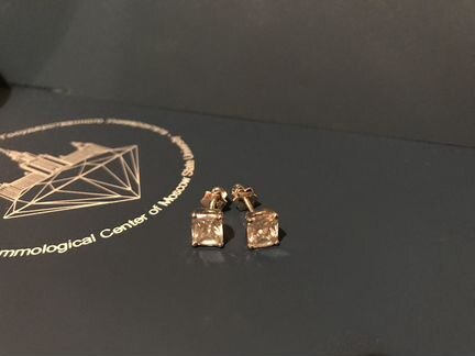 Продаю серьги с бриллиантами 2,36 карат