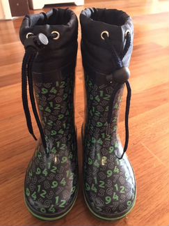 Сапоги утеплённые резиновые р.25