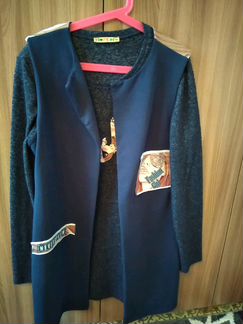 Платье+трэнч для девочки рост 164