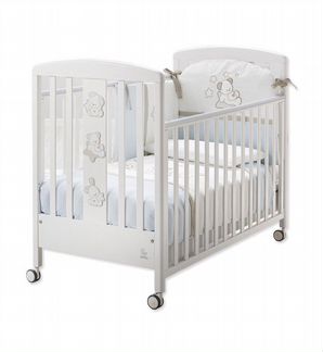 Детская кровать Italbaby Sweet Star белая