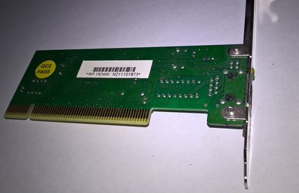 Сетевая карточка в слот PCI для старых компьютеров
