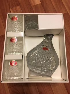 Набор для виски lead crystal bohemia chehoslovakia
