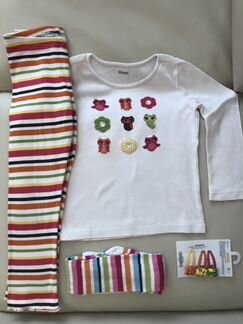 Gymboree, Комплект для девочки «Совушки», 4 года