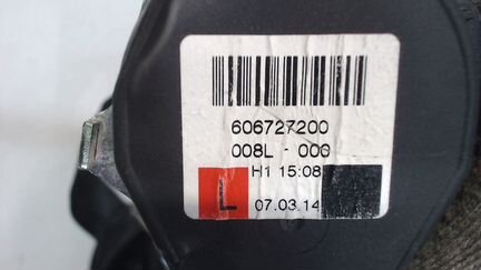 Ремень безопасности левый передний Audi Q7, 2007