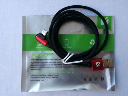 Кабель Micro-USB 2.4A 1.0 м красный