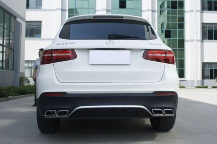 Диффузор и насадки 63 AMG Mercedes GLC дизель