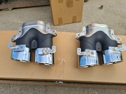 Насадки на выхлоп Mercedes w213 amg 53