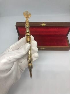 Ручка подарочная «Герб РФ», Златоуст