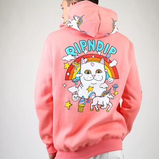 Худи RipNDip розовое