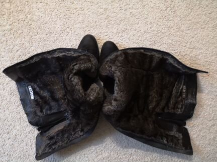 Зимние сапоги из натуральной замши (р. 37)