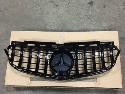 Решетка радиатора Mercedes W 212 GT AMG рестайлинг