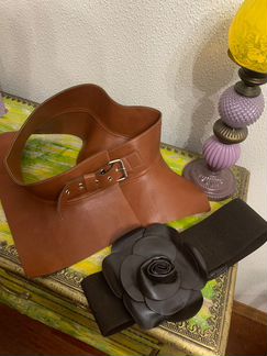 Пояс-корсет седло кожаный