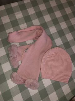 Шапка и шарф для девочки