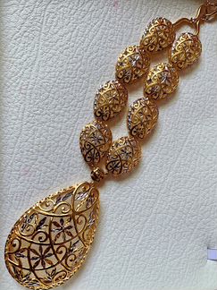 Золотое колье 916 пробы