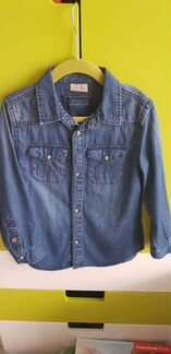 Джинсовая рубашка zara