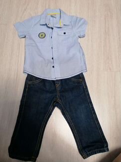 Рубашка и джинсы