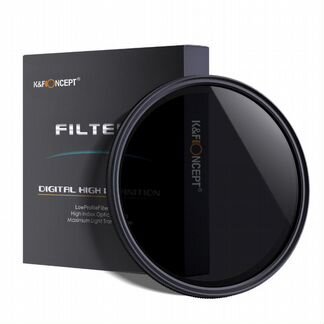 Светофильтр K&F Concept ND2-ND400 37mm новый