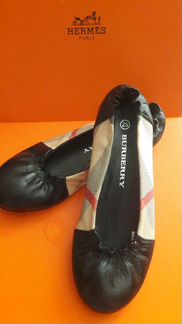 Балетки бурбери burberry оригинал