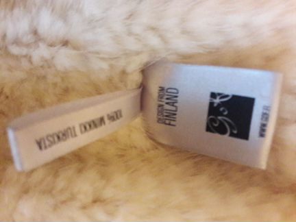 Шапка из вязаной норки. Финляндия. Новая