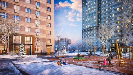 3-к квартира, 76 м², 2/19 эт.