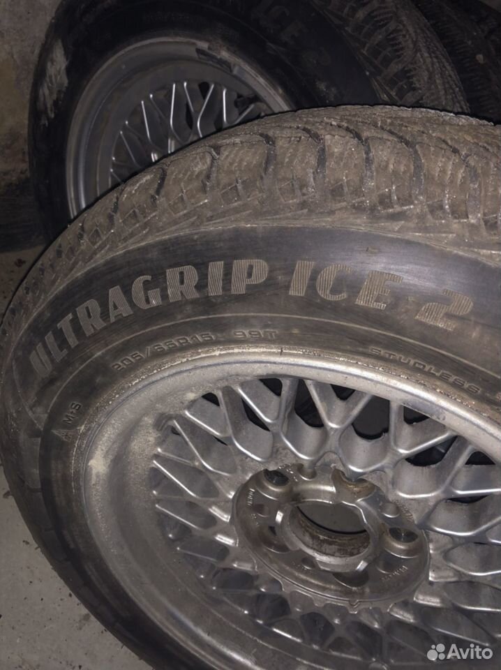 Bmw e34 зима. 205/65 r15. 5 стиль