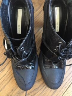 Shy Италия ботильоны 37 37.5 кожа лак