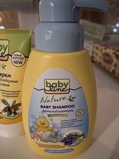 BabyLine Nature Детский шампунь, крем и присыпка
