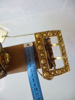 Ремень Roberto Cavalli питон кожа оригинал