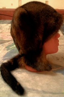 Шапка норковая новая 