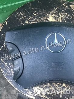 Подушка безопасности чёрная мерседес w220/s220